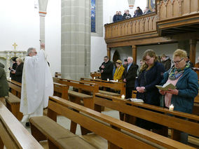 Lumen Christi - Auferstehungsmesse in St. Crescentius (Foto: Karl-Franz Thiede)